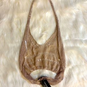 Fashion Nova Crop Top // Bathing Suit Cover